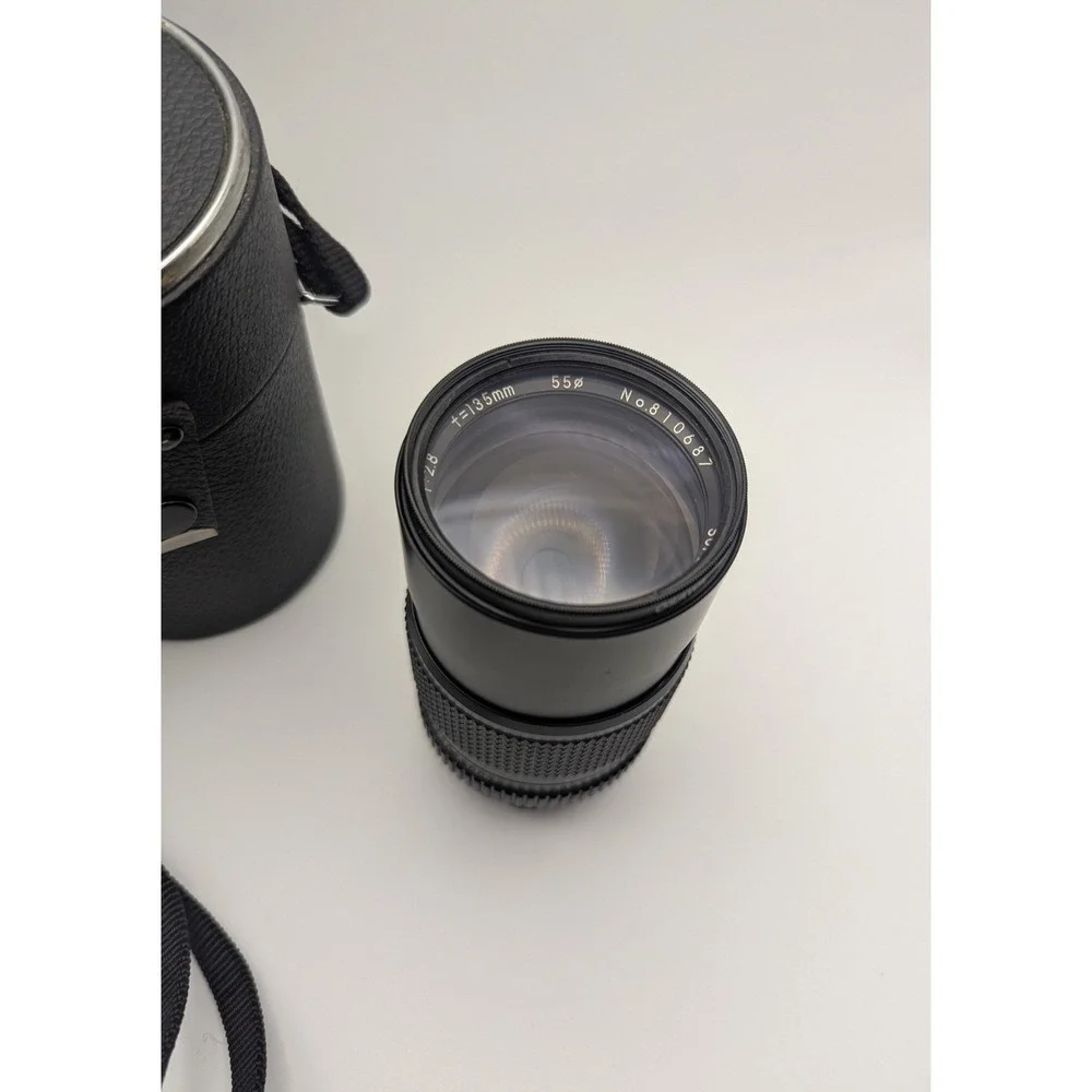Vintage Pentax Super Albinar‎ 135mm f 2.8 Auto Telephoto Lens # 810687 w/Case